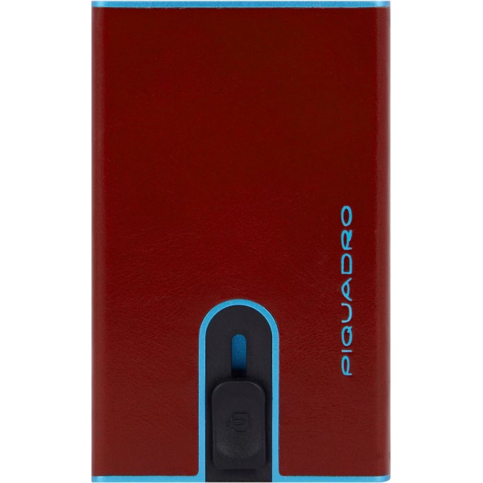 Чехол для кредитных карт PIQUADRO BLUE SQUARE PP4825B2BLR/CU4 табачный натуральная кожа