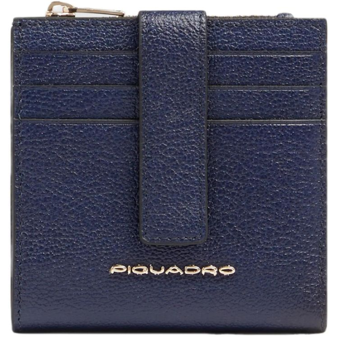 Чехол для кредитных карт PIQUADRO PATRICIA PP6843W140R/BLU темно-синий кожа