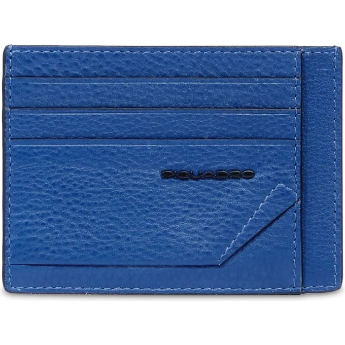 Чехол для кредитных карт PIQUADRO THAN PP2762S135R/BLU синий натуральная кожа