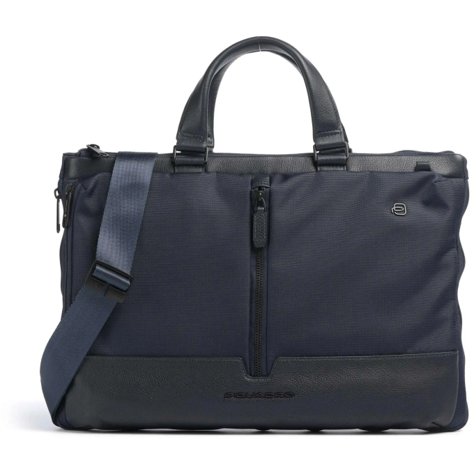 Деловая сумка мужская PIQUADRO MARCEL CA4021W138/BLU с отделением для ноутбука 15.6