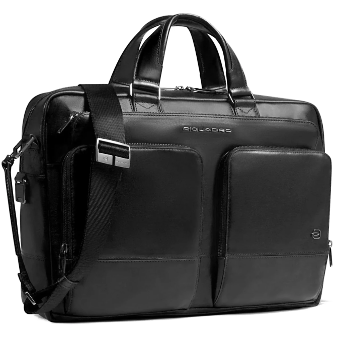 Деловая сумка мужская PIQUADRO PHILIP CA6793W136/N черная