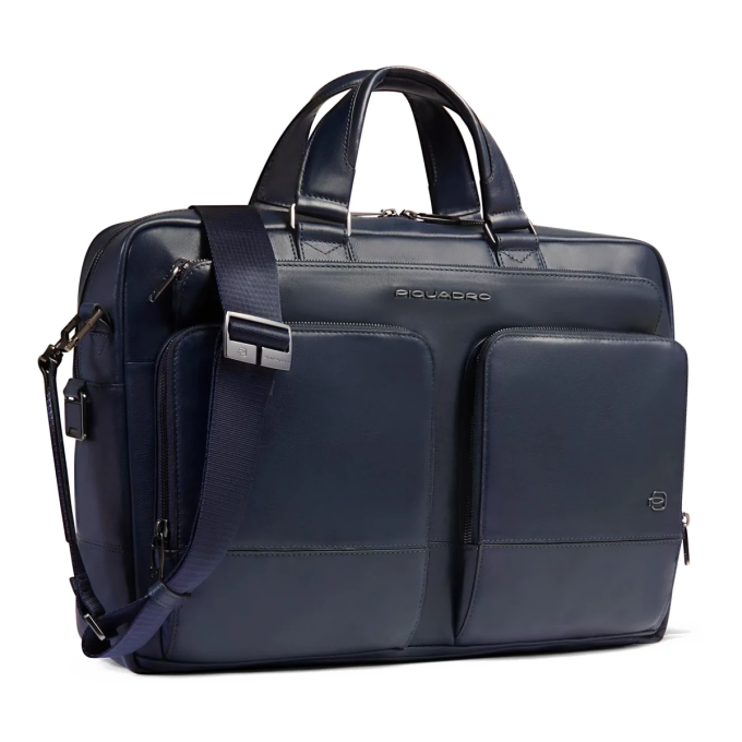 Деловая сумка мужская PIQUADRO PHILIP CA6793W136/BLU синяя