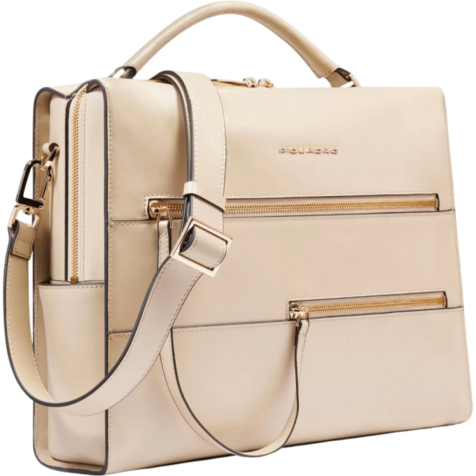 Деловая сумка PIQUADRO PATRICIA CA6774W140/BE бежевая