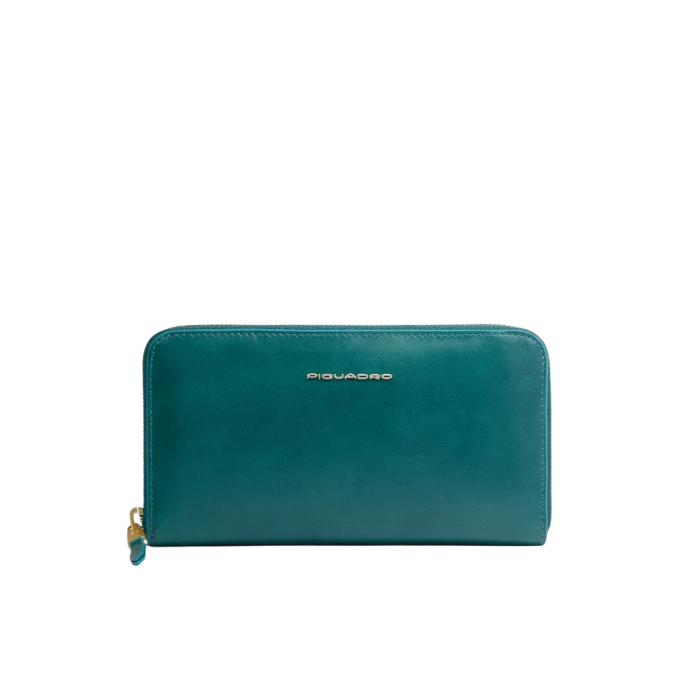 Кошелек женский PIQUADRO BLUE SQUARE PD1515B2R/OT3 синий петроль