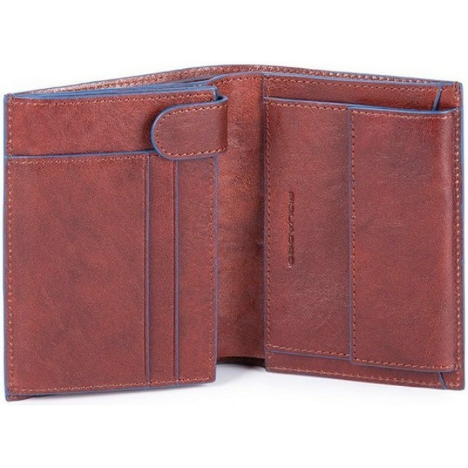 Кошелек мужской PIQUADRO B2S PU1740B2SR/TM (темно-коричневый)