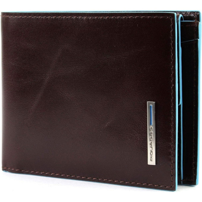 Кошелек мужской PIQUADRO BLUE SQUARE PU4518B2R/MO красное дерево