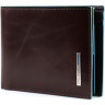 Кошелек мужской PIQUADRO BLUE SQUARE PU4518B2R/MO красное дерево