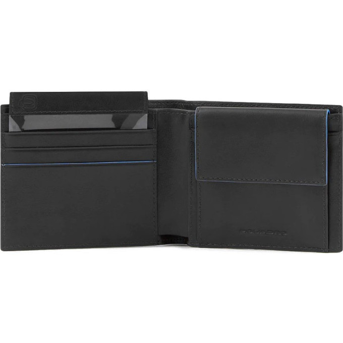 Кошелек мужской PIQUADRO BLUE SQUARE REVAMP PU4188B2VR/N черный