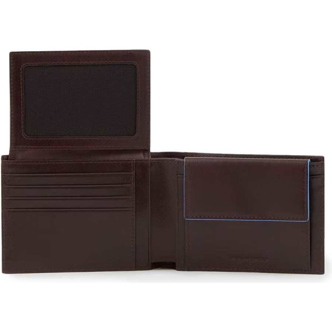 Кошелек мужской PIQUADRO BLUE SQUARE REVAMP PU1392B2VR/MO коричневый