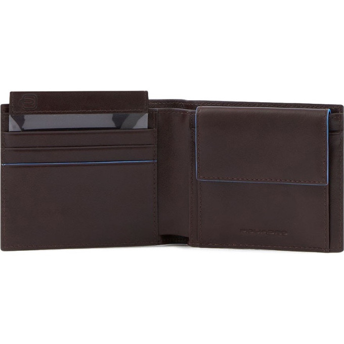 Кошелек мужской PIQUADRO BLUE SQUARE REVAMP PU4188B2VR/MO коричневый