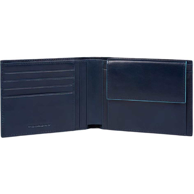 Кошелек мужской PIQUADRO BLUE SQUARE REVAMP PU257B2VR/BLU темно-синий