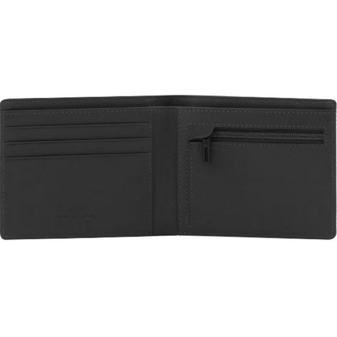 Кошелек мужской PIQUADRO GIO PU4823S124R/N черный полиэстер/натур.кожа
