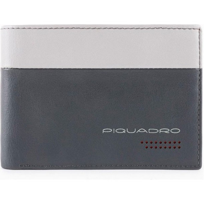 Кошелек мужской PIQUADRO URBAN PU1392UB00R/GRN (серый/черный)