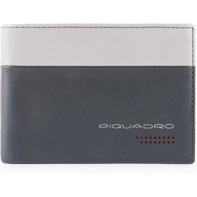 Кошелек мужской PIQUADRO URBAN PU257UB00R/GRN (серый/черный)