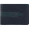 Кошелек мужской PIQUADRO W101 PU1392W101R/BLU (синий)