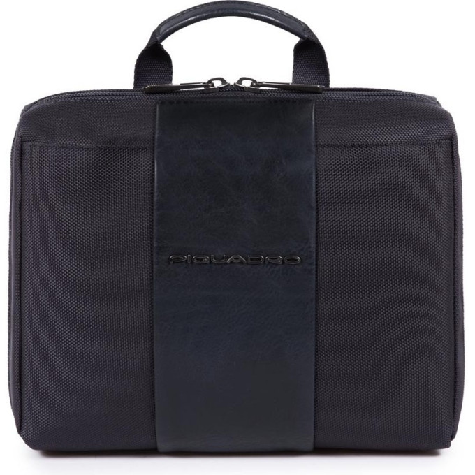 Косметичка PIQUADRO BRIEF2 BY3058BR2/BLU синий нейлон/натуральная кожа