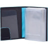 Обложка для документов PIQUADRO BLUE SQUARE PP5256B2/N черная