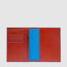Обложка для паспорта PIQUADRO BLUE SQUARE PP1660B2/CU4 оранжевая