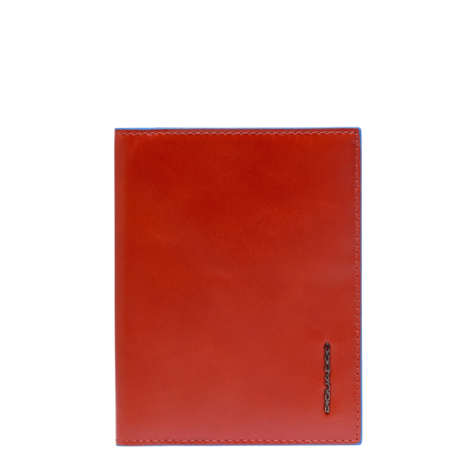 Обложка для паспорта PIQUADRO BLUE SQUARE PP1660B2/CU4 оранжевая