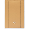 Обложка для паспорта PIQUADRO CIRCLE PP6340W92R/GBE шафрановый/бежевый натуральная кожа