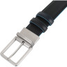 Ремень мужской PIQUADRO BLACK SQUARE CU2619B2/NBLU2 (черный/синий)