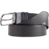 Ремень мужской PIQUADRO BLACK SQUARE CU4877B3/NBLU2 (черный/синий)