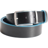 Ремень мужской PIQUADRO BLUE SQUARE CU6280B2/NBL черный/синий
