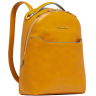 Рюкзак женский PIQUADRO BLUE SQUARE CA6677B2/G горчичный кожа