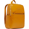 Рюкзак женский PIQUADRO BLUE SQUARE CA6678B2/G горчичный кожа