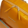Рюкзак женский PIQUADRO BLUE SQUARE CA6678B2/G горчичный кожа