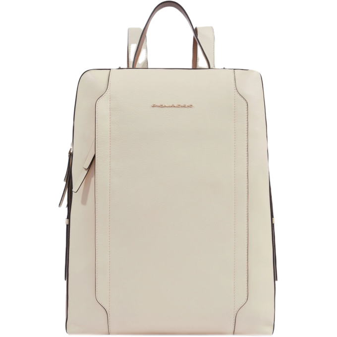 Рюкзак женский PIQUADRO CIRCLE CA7042W92/BECU бежевый/кофейный кожа