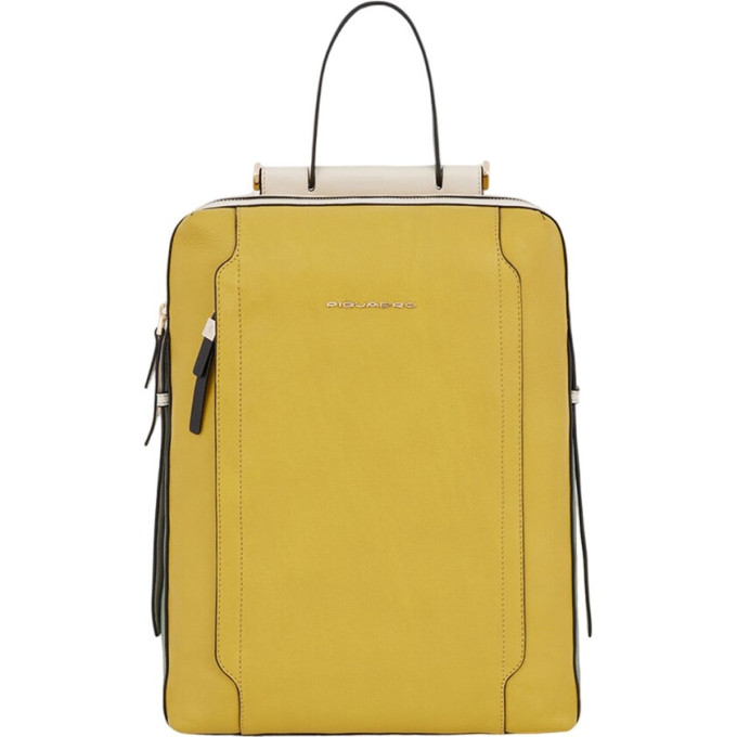 Рюкзак женский PIQUADRO CIRCLE CA4576W92/GIVE желтый шартрез кожа