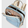Рюкзак женский PIQUADRO CIRCLE CA5566W92/AZBE2 голубой/бежевый кожа