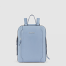 Рюкзак женский PIQUADRO CIRCLE CA4576W92/AZ3 голубой кожа