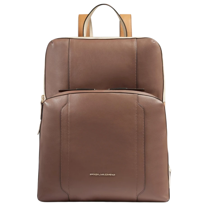 Рюкзак женский PIQUADRO CIRCLE CA6216W92/MBE коричневый/бежевый