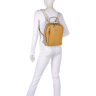 Рюкзак женский PIQUADRO CIRCLE CA5566W92/GBE шафрановый/бежевый кожа