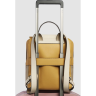 Рюкзак женский PIQUADRO CIRCLE CA5566W92/GBE шафрановый/бежевый кожа