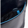 Рюкзак мужской PIQUADRO BLUE SQUARE REVAMP CA4818B2V/BLU (синий кожа)