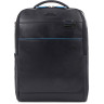 Рюкзак мужской PIQUADRO BLUE SQUARE REVAMP CA4818B2V/BLU (синий кожа)