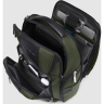 Рюкзак мужской PIQUADRO BRIEF2 CA5477BR2/VE2 хаки ткань/натуральная кожа