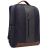 Рюкзак мужской PIQUADRO BRIEF2 CA4818BR2/BLUCU темно-синий/коричневый нейлон/кожа