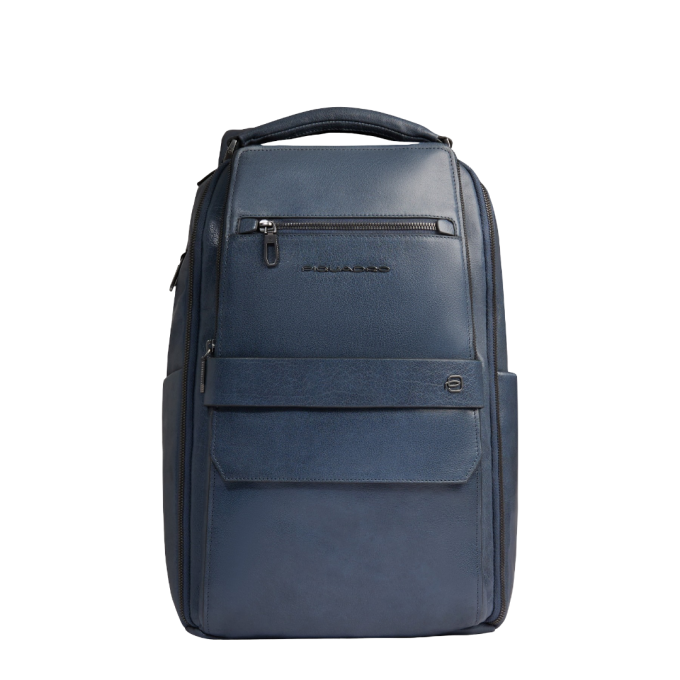 Рюкзак мужской PIQUADRO SOLM CA7021S141/AV серо-голубой кожа