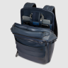Рюкзак мужской PIQUADRO SOLM CA7022S141/AV серо-голубой кожа