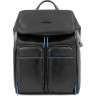 Рюкзак PIQUADRO BLUE SQUARE REVAMP CA6104B2V/N черный кожа