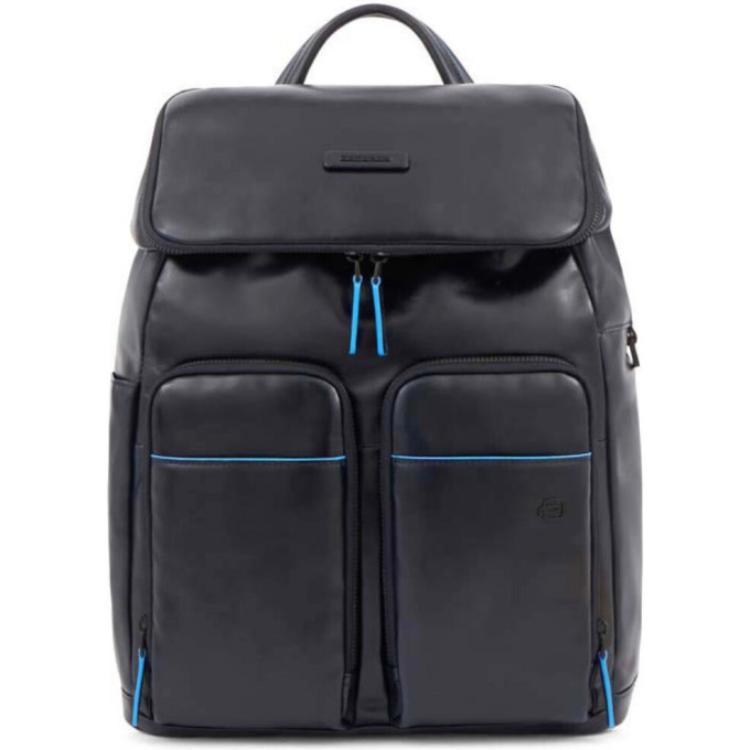 Рюкзак PIQUADRO BLUE SQUARE REVAMP CA6104B2V/BLU синий кожа