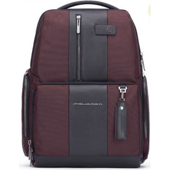Рюкзак PIQUADRO BRIEF2 CA4532BR2/WEN бордовый/черный