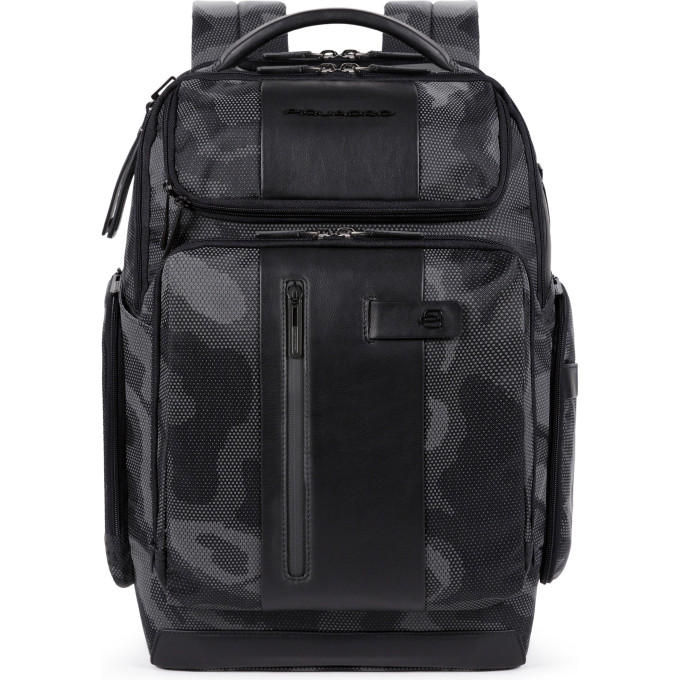 Рюкзак PIQUADRO BRIEF2 CA5477BR2BM/CAMOREFN черный камуфляж