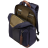 Рюкзак PIQUADRO BRIEF2 CA3214BR2/BLUCU темно-синий/коричневый нейлон/ кожа