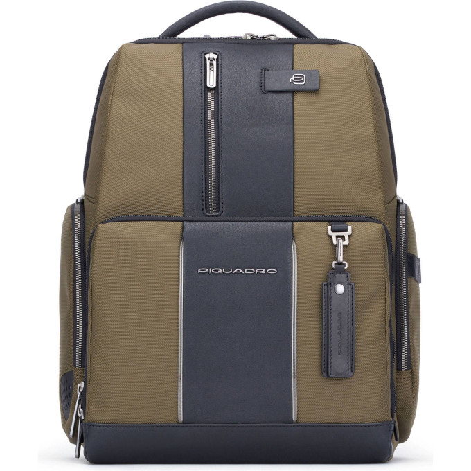 Рюкзак PIQUADRO BRIEF2 CA4532BR2/VMN зеленый/черный