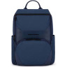 Рюкзак PIQUADRO GIO CA6012S124/BLU синий полиэстер/кожа